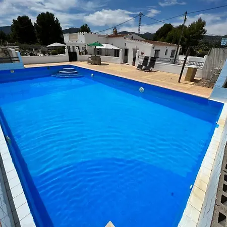 Rustic With Mountain & Castle Views And Pool Apartment Castalla